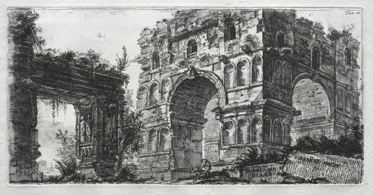 Temple of Diana by Giovanni Battista Piranesi