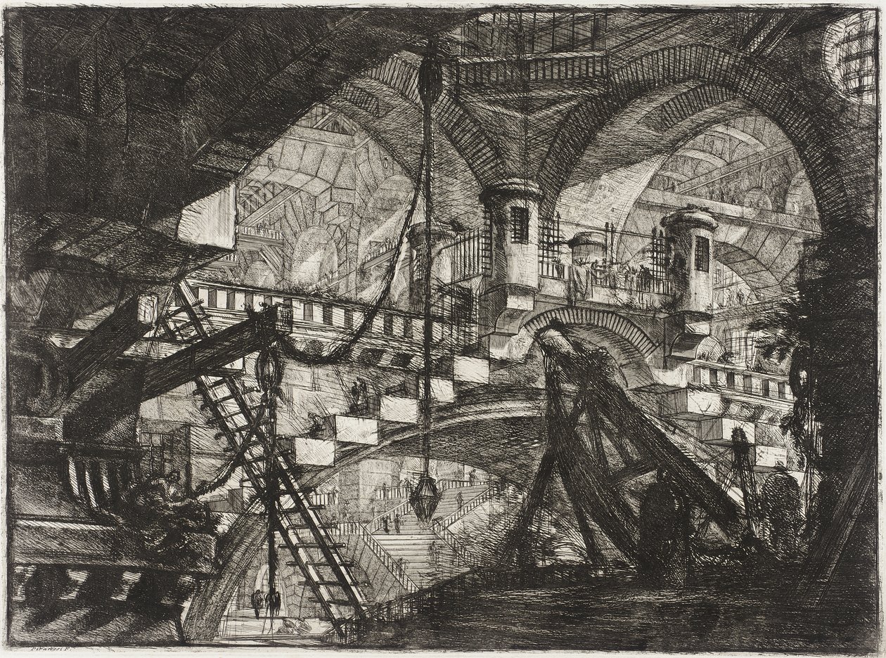 The Arch with a Shell Ornament by Giovanni Battista Piranesi