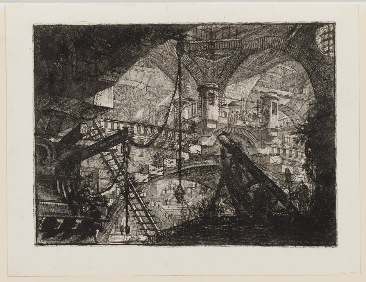 The Arch with the Shell Ornament by Giovanni Battista Piranesi