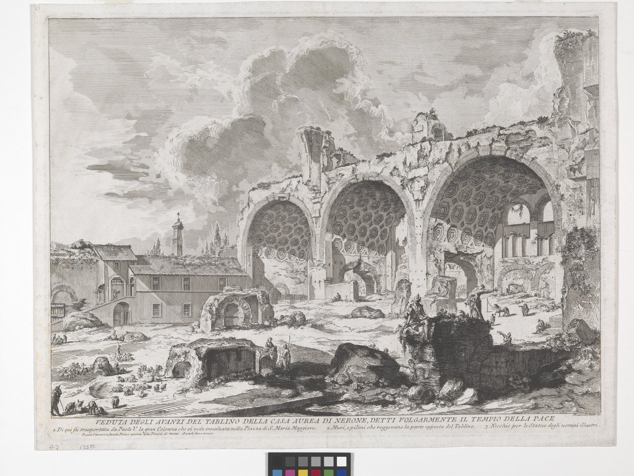 The Basilica Of Constantine by Giovanni-Battista Piranesi