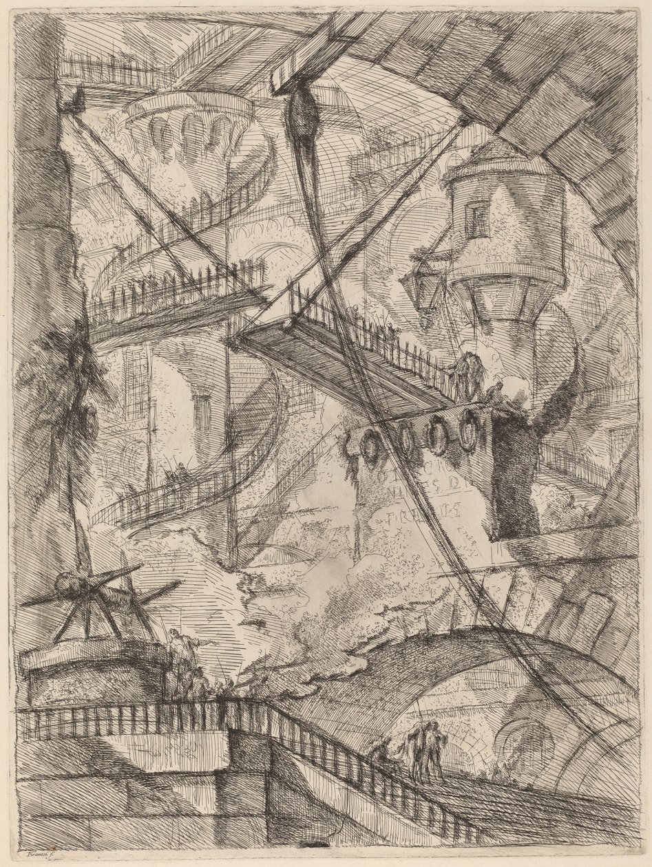 The Drawbridge by Giovanni Battista Piranesi