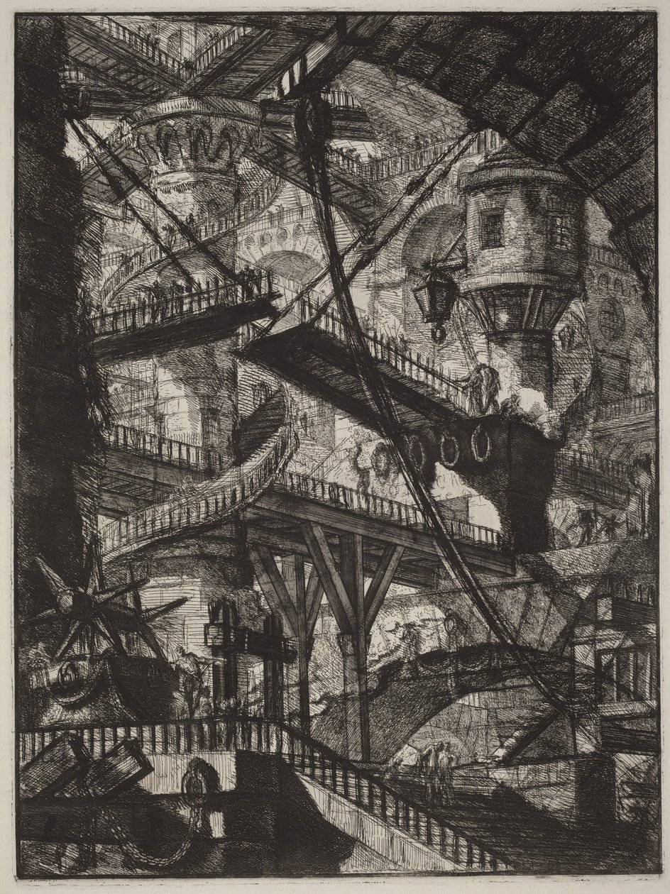 The Drawbridge by Giovanni Battista Piranesi