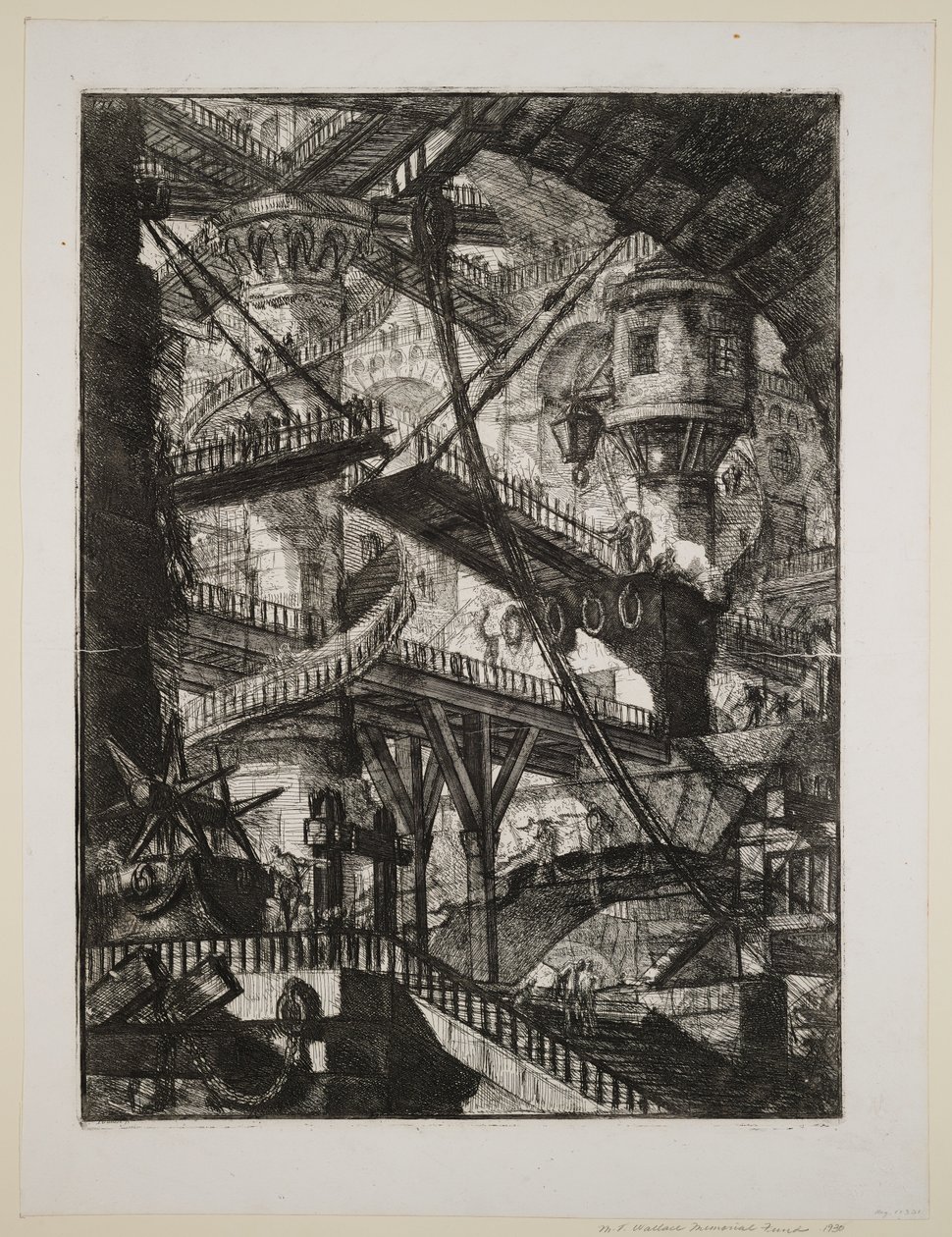 The Drawbridge by Giovanni Battista Piranesi