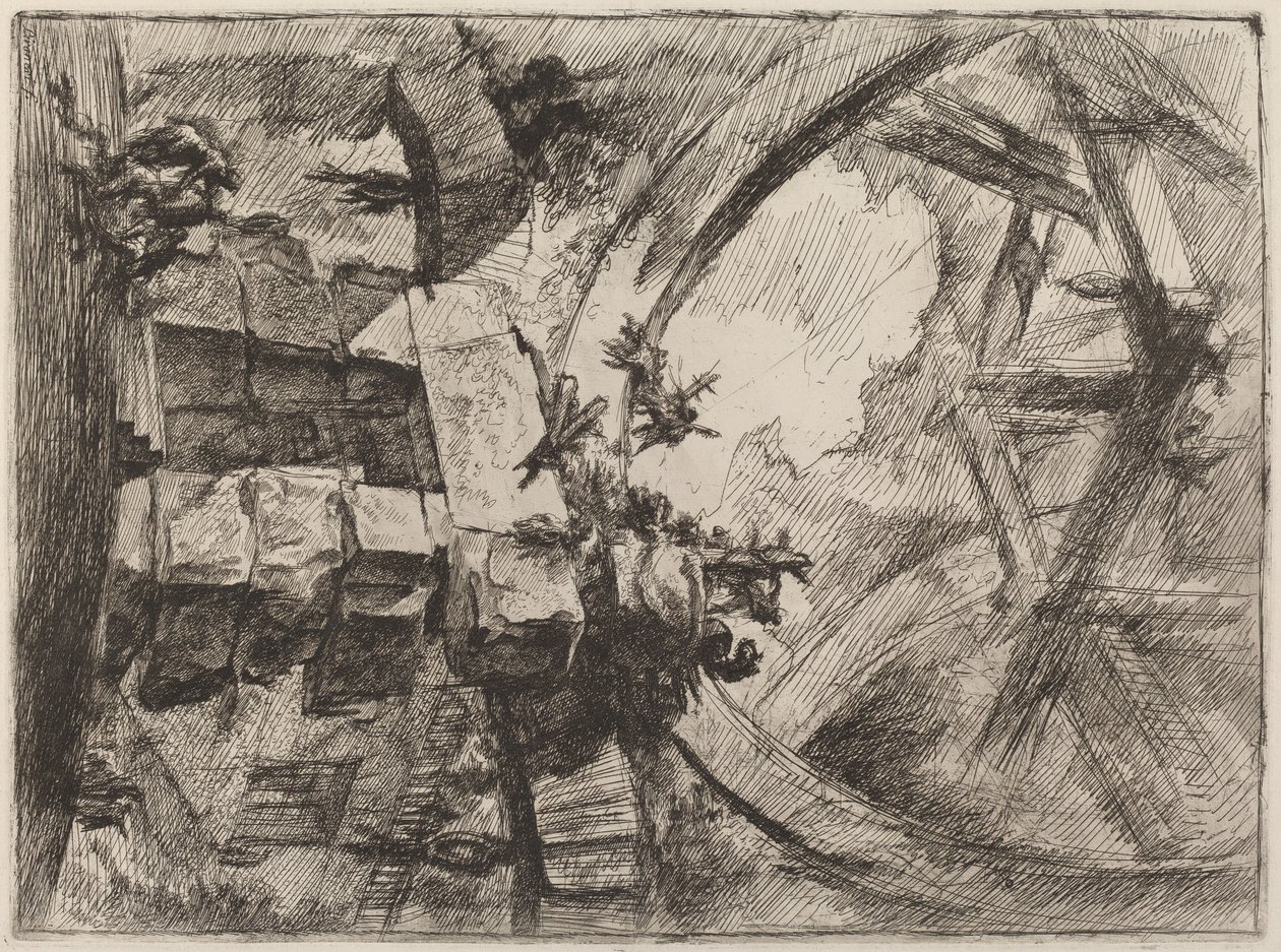 The Giant Wheel by Giovanni-Battista Piranesi