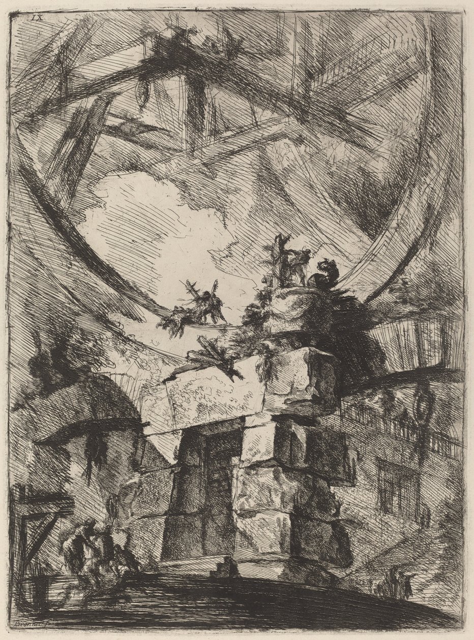 The Giant Wheel by Giovanni-Battista Piranesi