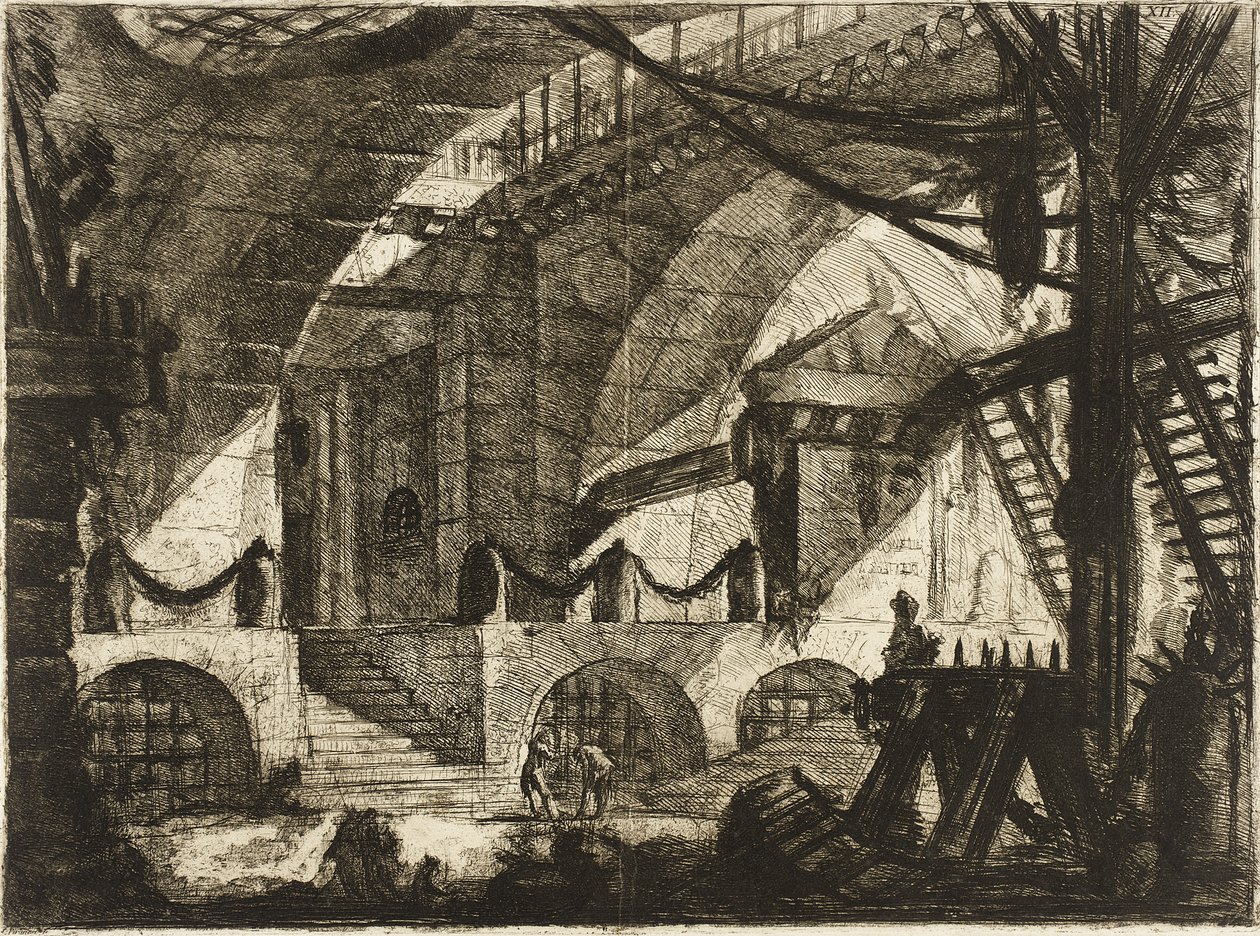 The Sawhorse by Giovanni Battista Piranesi