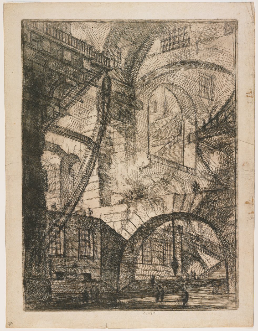 The Smoking Fire by Giovanni Battista Piranesi