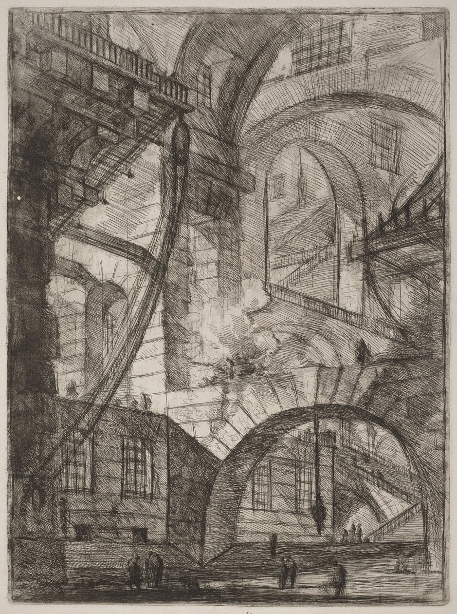 The Smoking Fire by Giovanni Battista Piranesi
