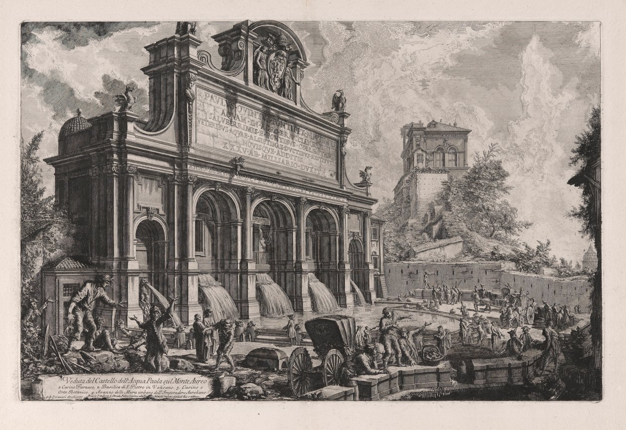 View of the Castle of by Giovanni Battista Piranesi
