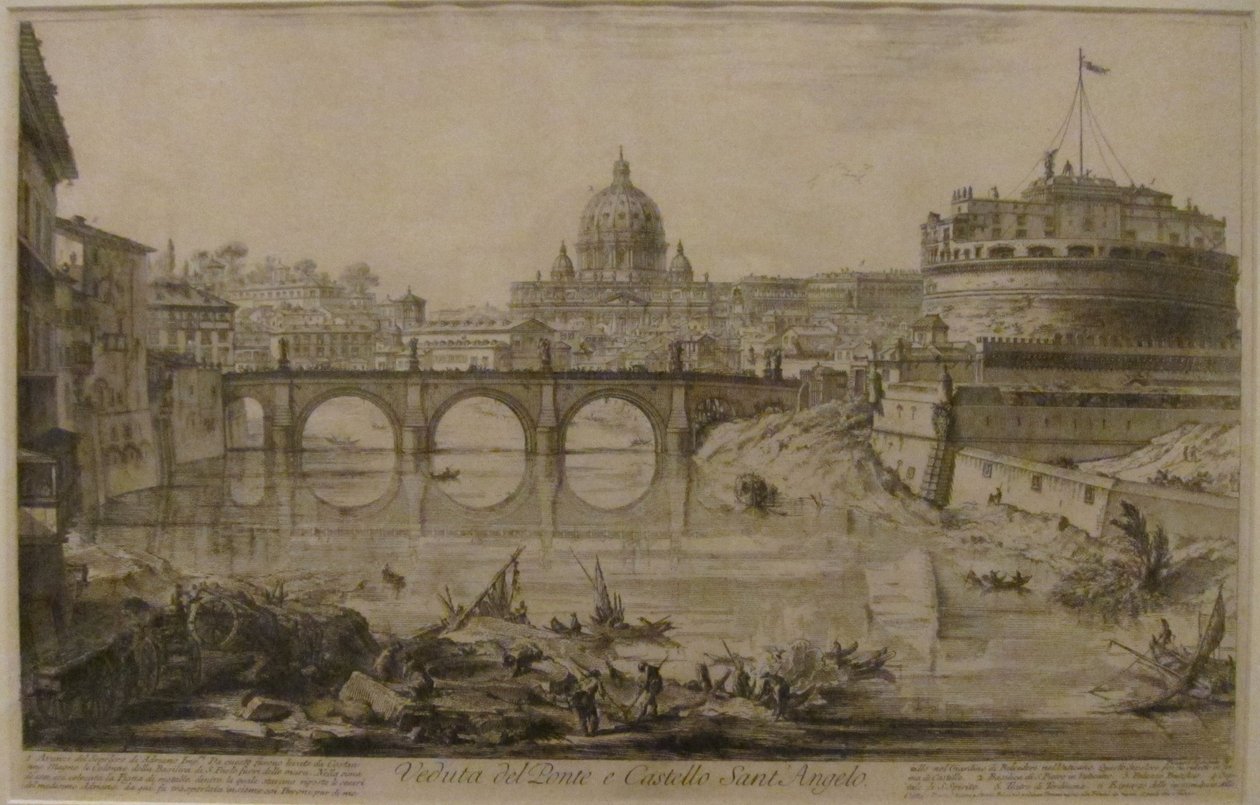 View of the Bridge and the Castel Sant