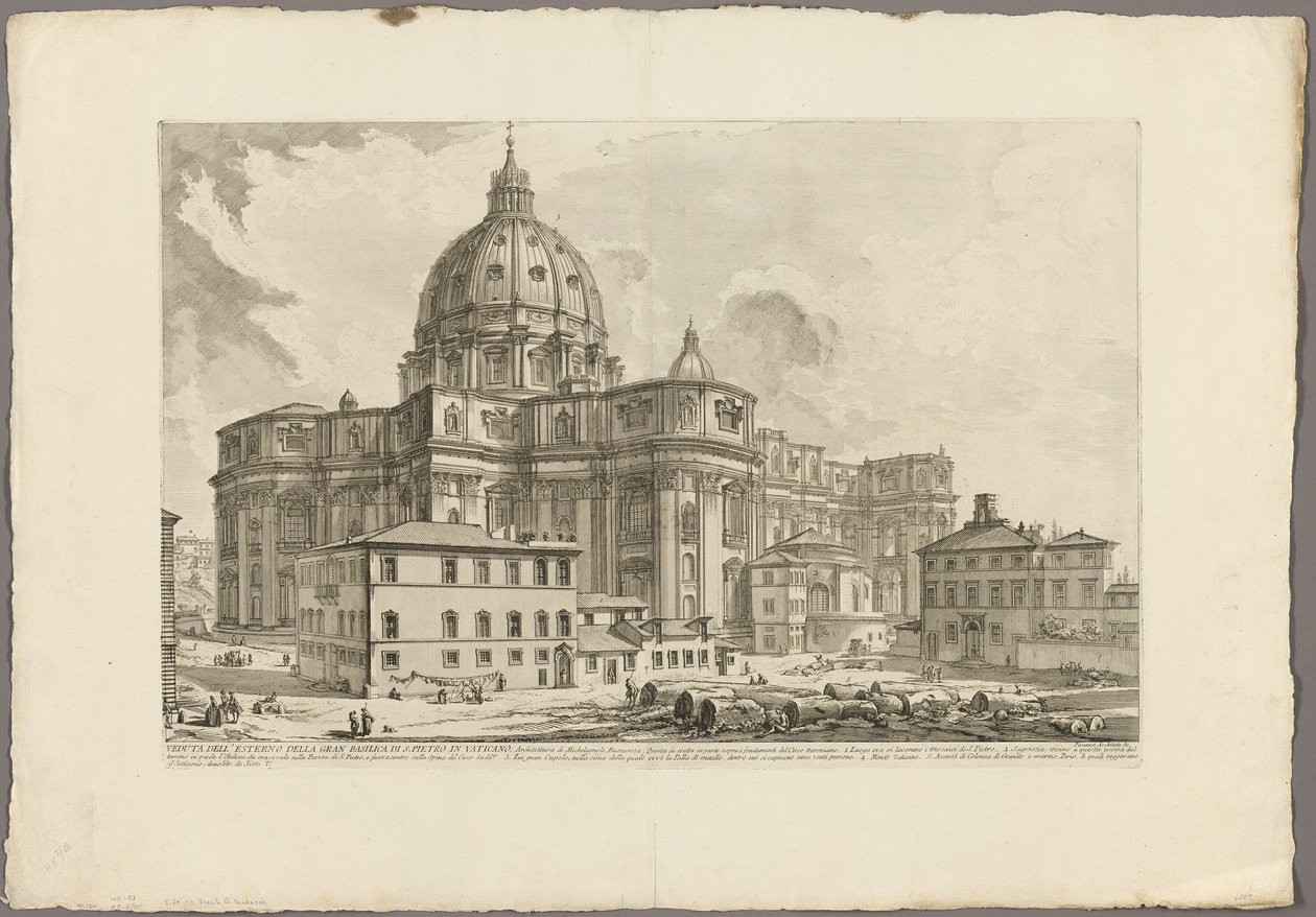 View of the Exterior of St. Peter