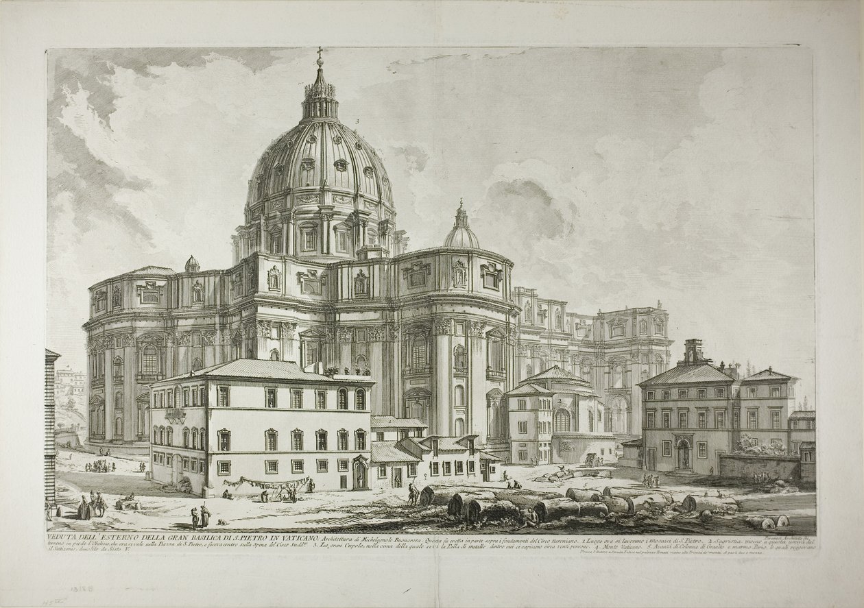 View of the exterior of St. Peter