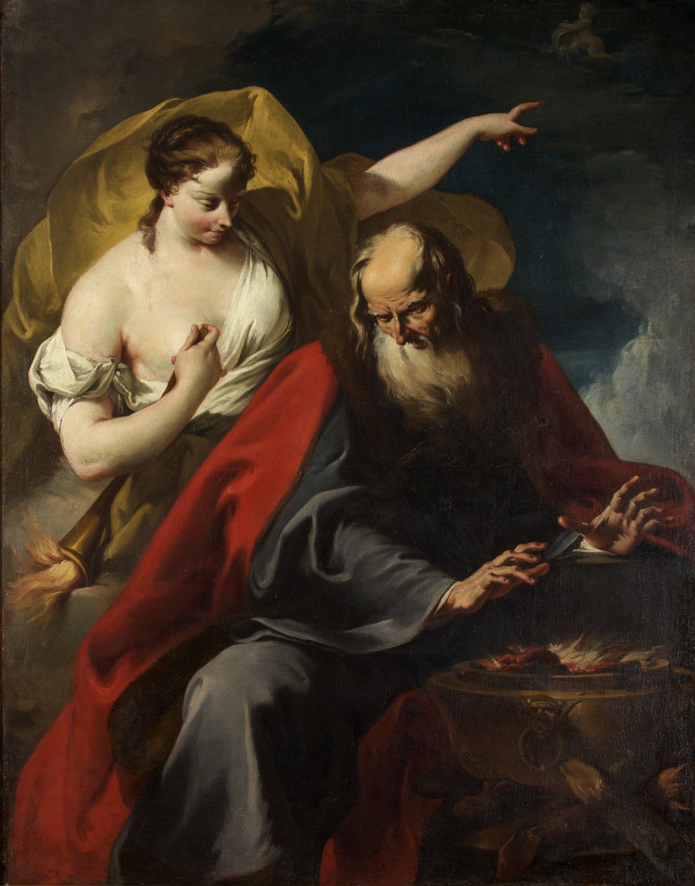 Allegory of Winter and Summer by Giovanni Battista Pittoni