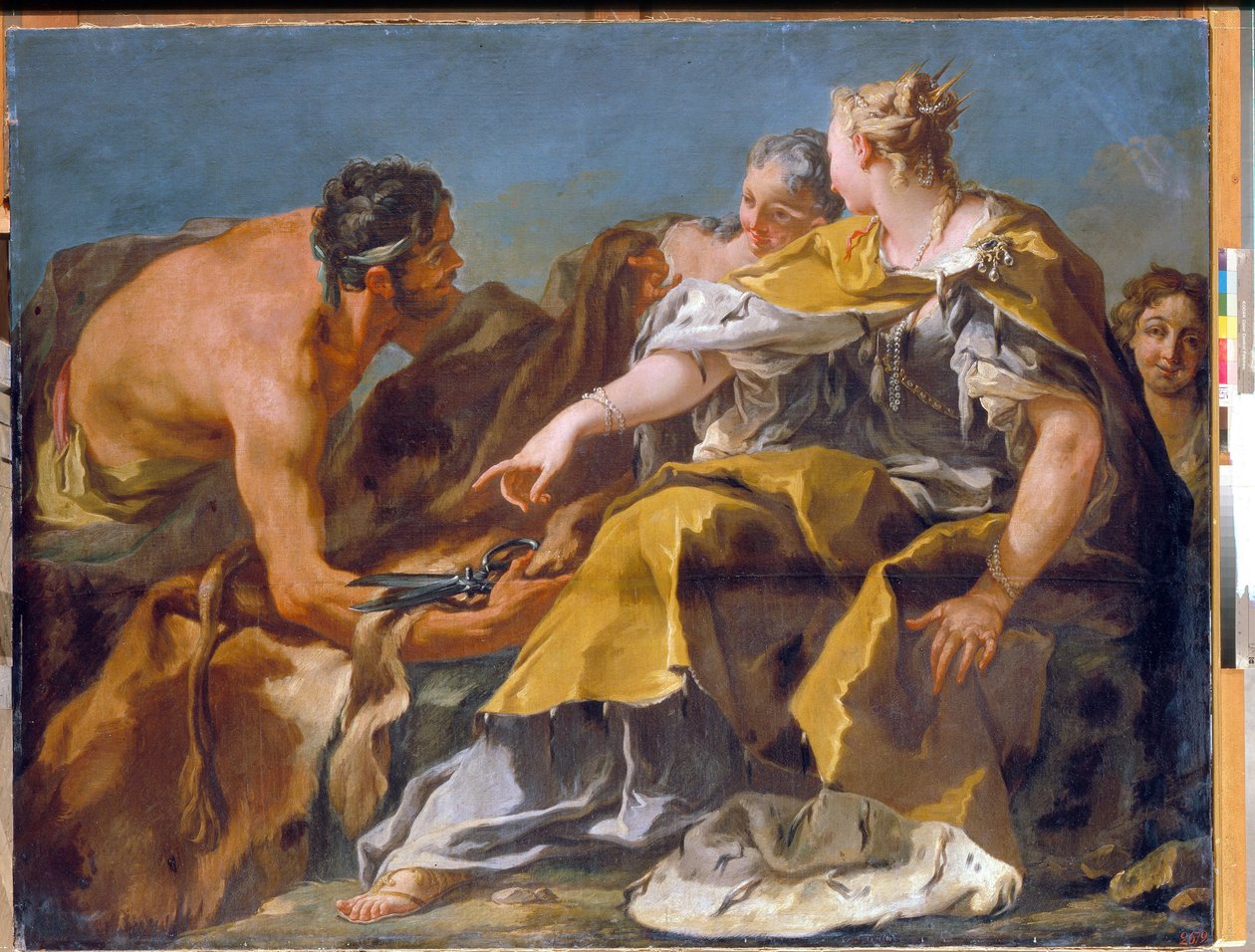 Dido Building Carthage by Giovanni Battista Pittoni