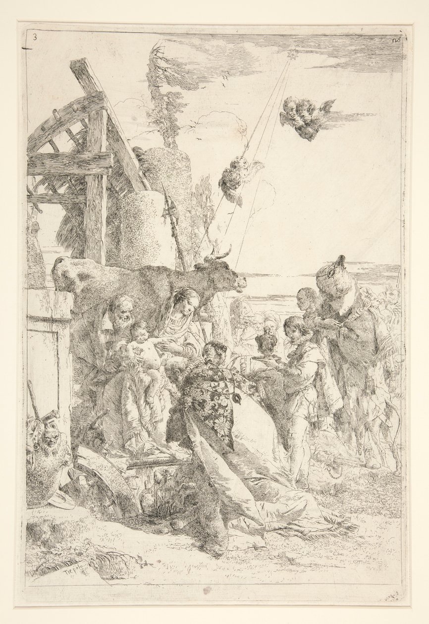 Adoration of the Magi by Giovanni Battista Tiepolo