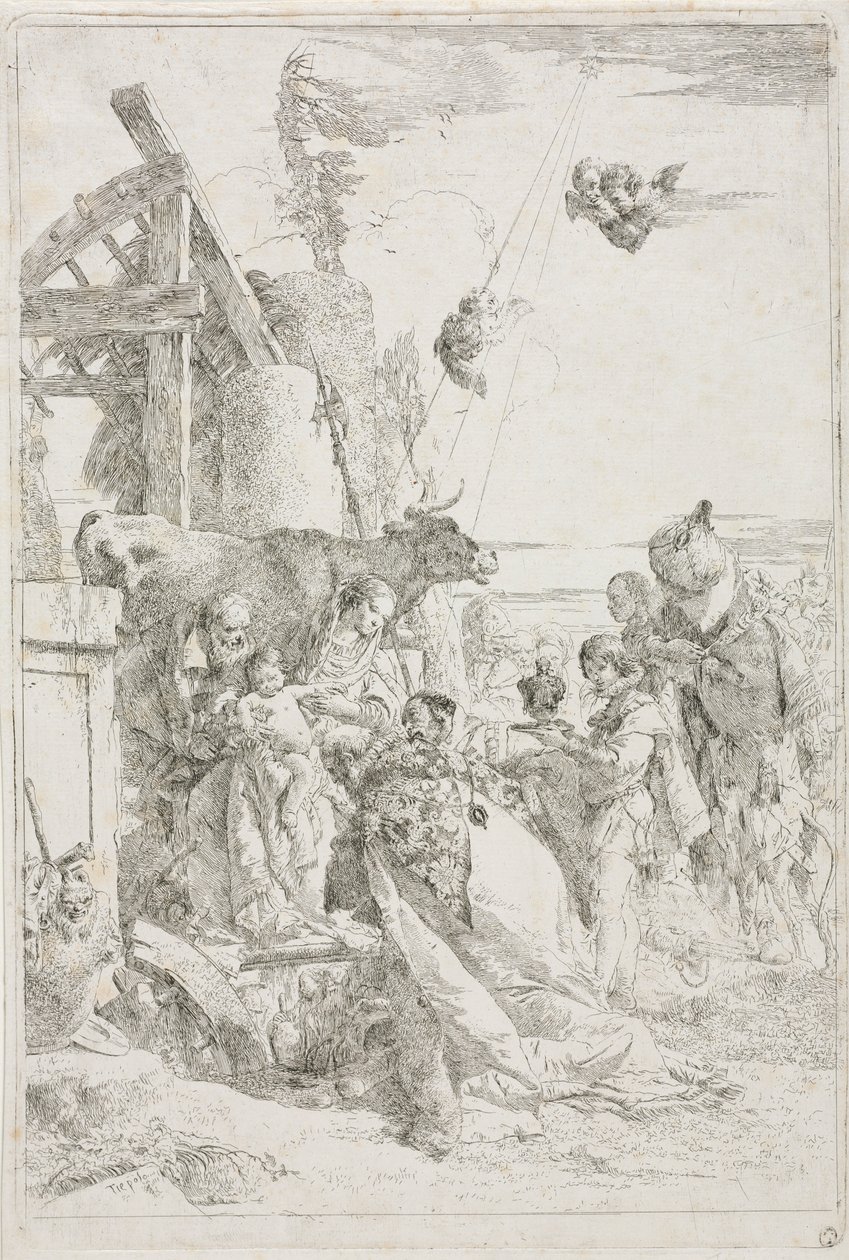Adoration of the Magi by Giovanni Battista Tiepolo