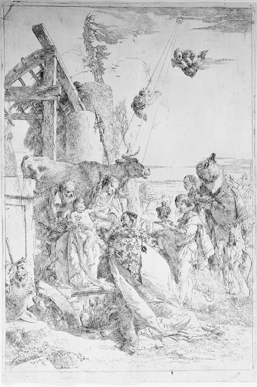 Adoration of the Magi by Giovanni Battista Tiepolo