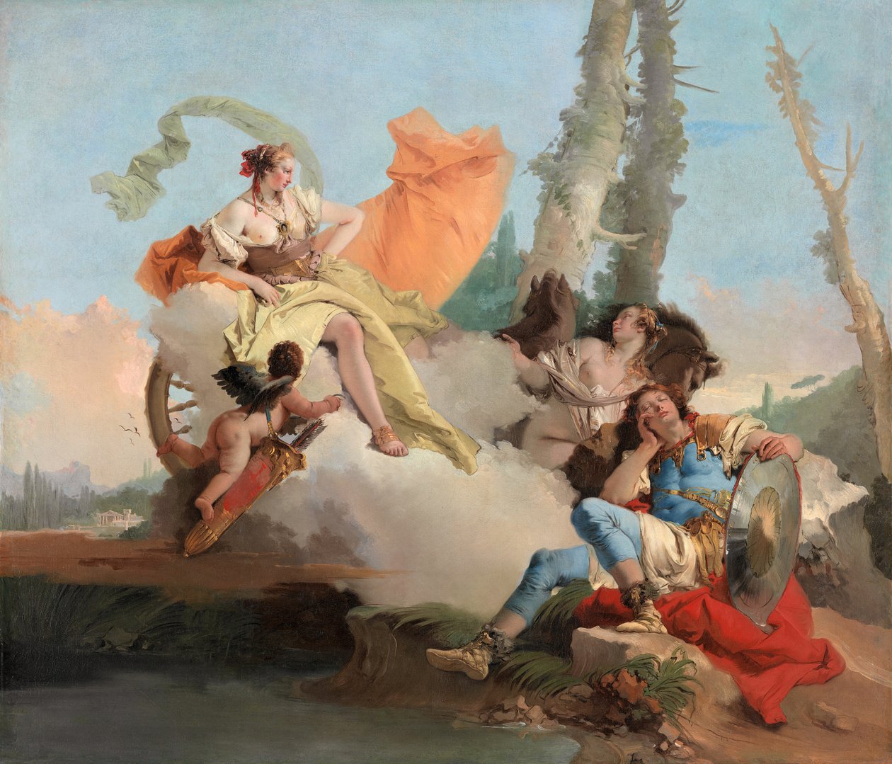 Armida Encounters the Sleeping Rinaldo, 1742-45 by Giovanni Battista Tiepolo