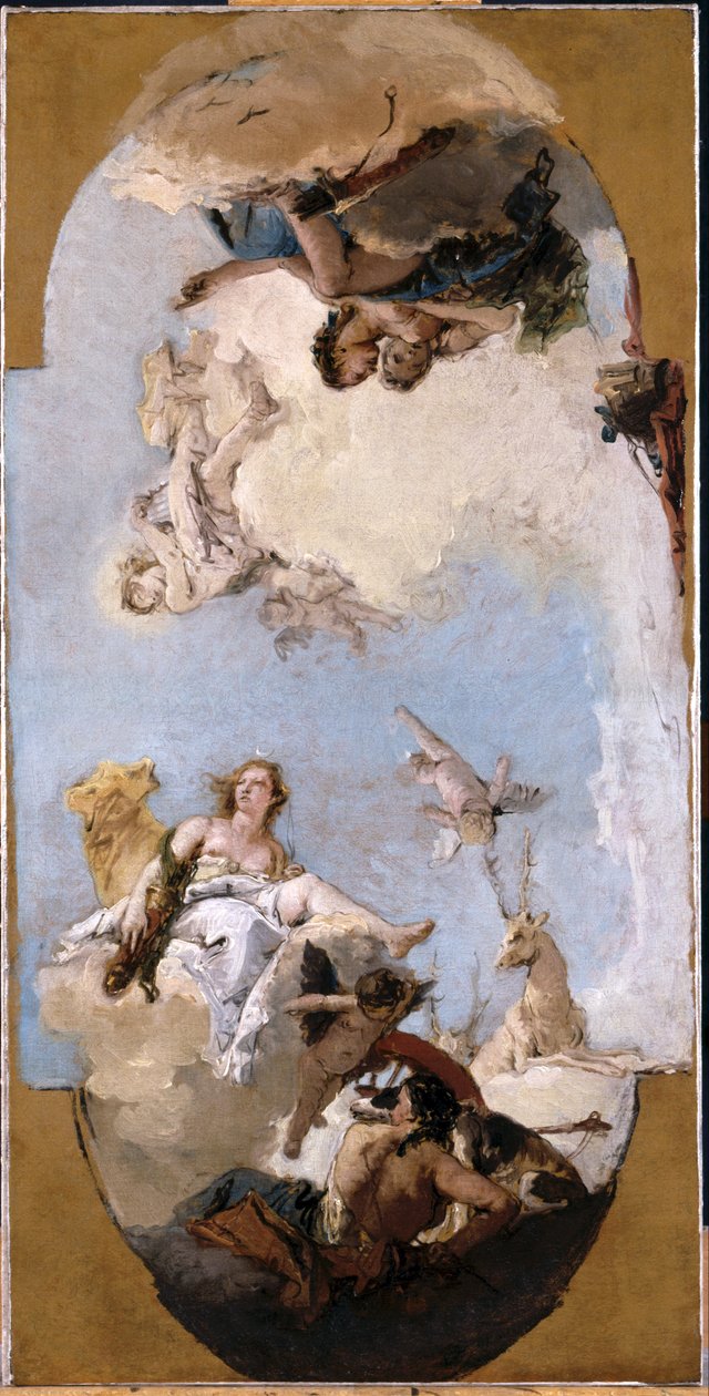 Diana, Apollo and Nymphs by Giovanni Battista Tiepolo