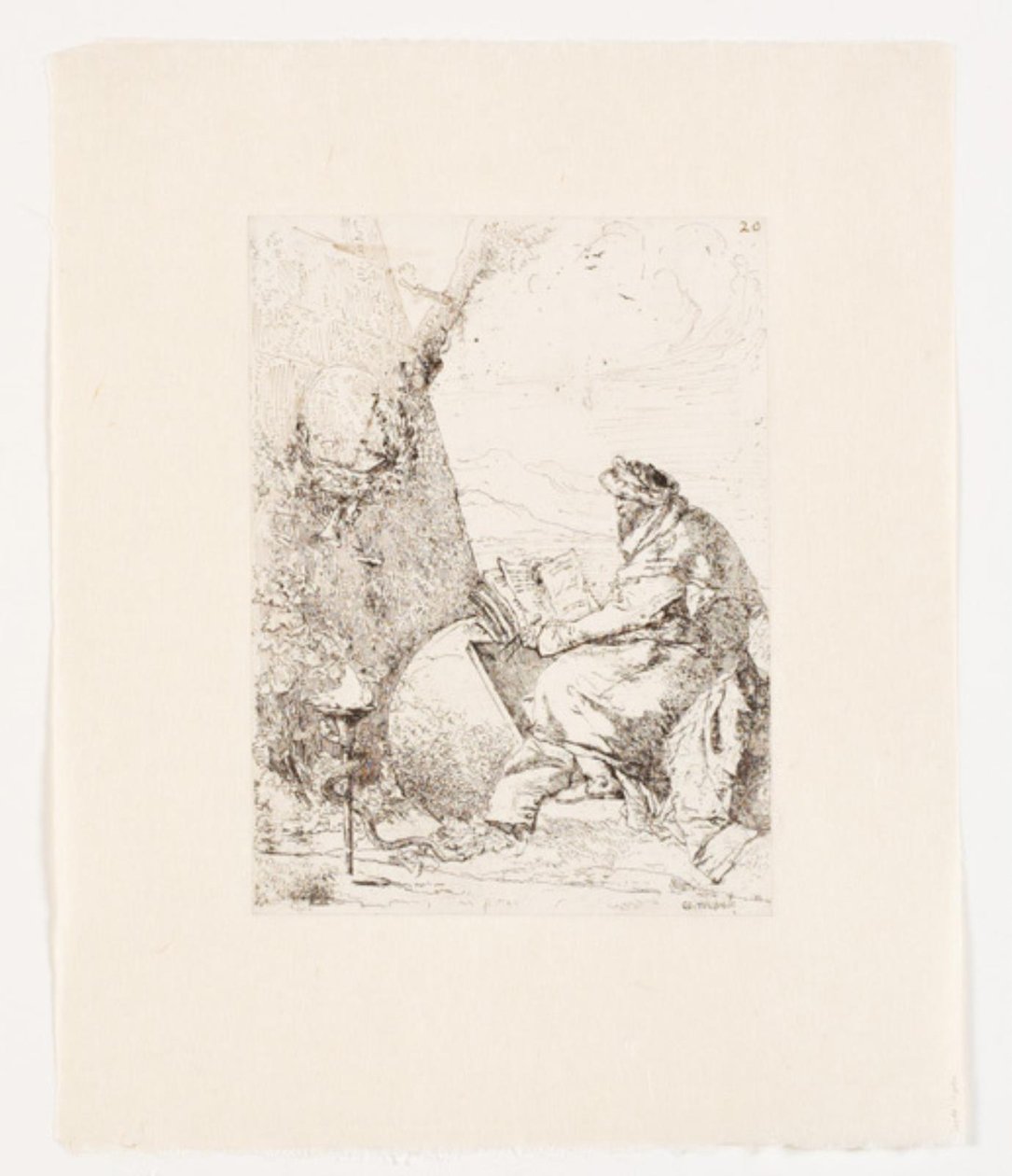 The Philosopher by Giovanni-Battista Tiepolo