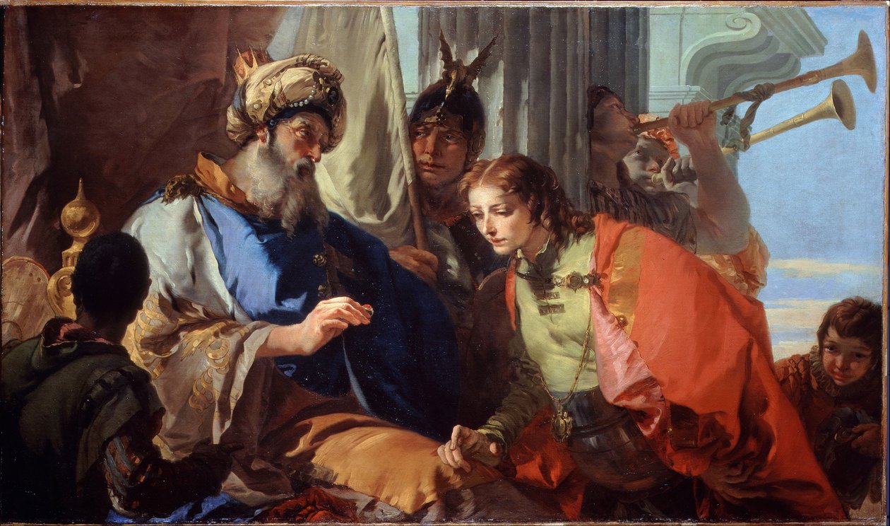 Joseph Receiving Pharaoh