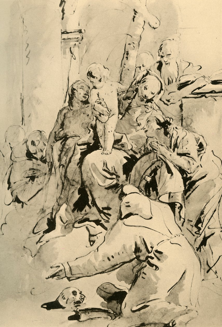 Madonna with Saints, mid 18th Century, 1928 by Giovanni Battista Tiepolo