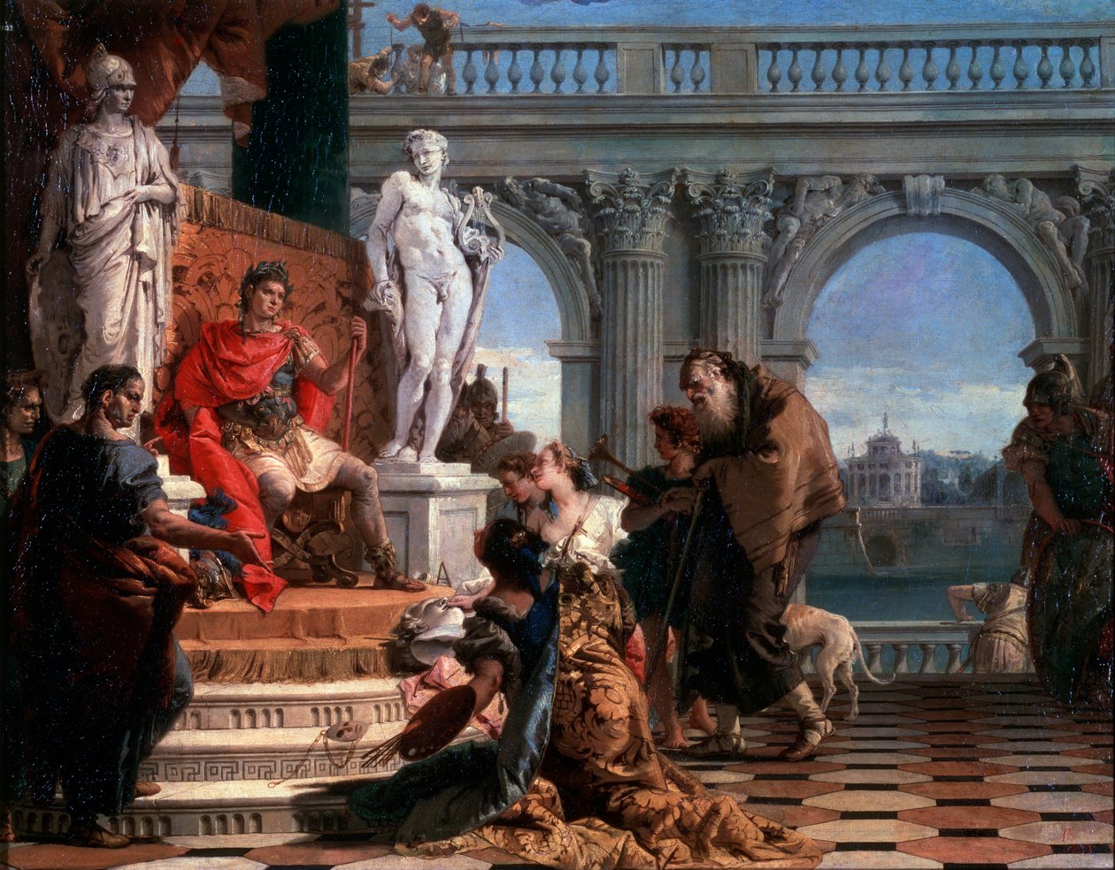 Maecenas presenting the Arts to Augustus by Giovanni Battista Tiepolo