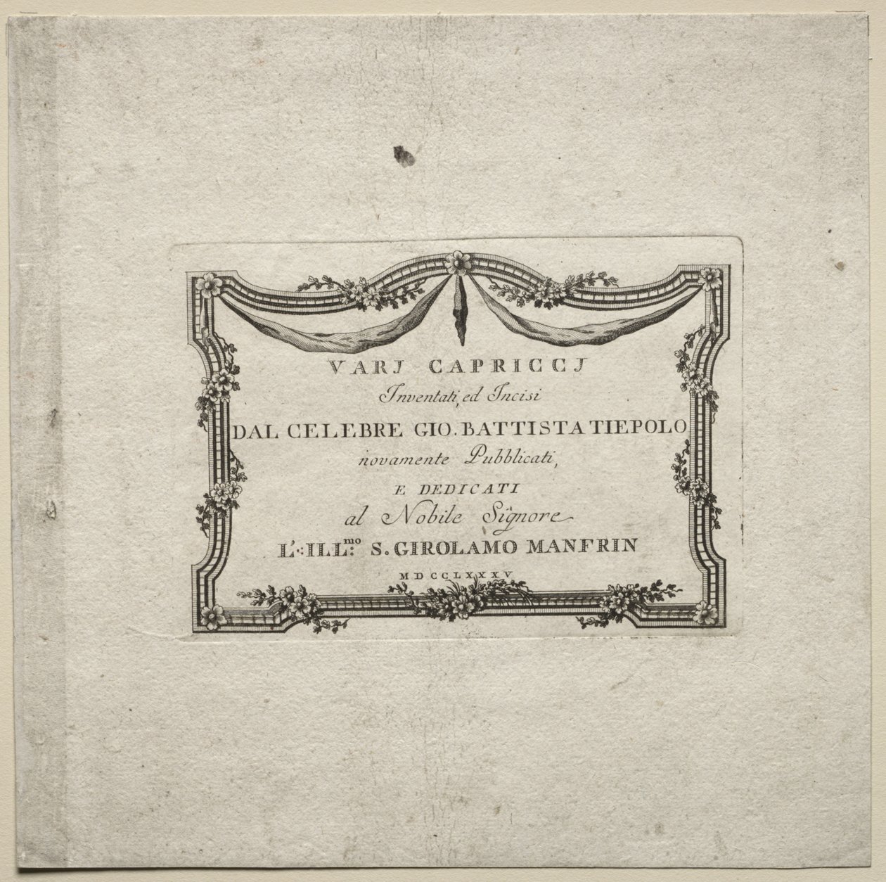 Various Caprices by Giovanni Battista Tiepolo