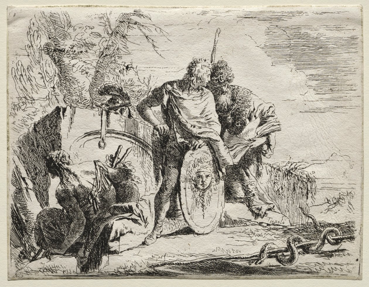 Various Caprices: The Astrologer and the Young Soldier by Giovanni Battista Tiepolo