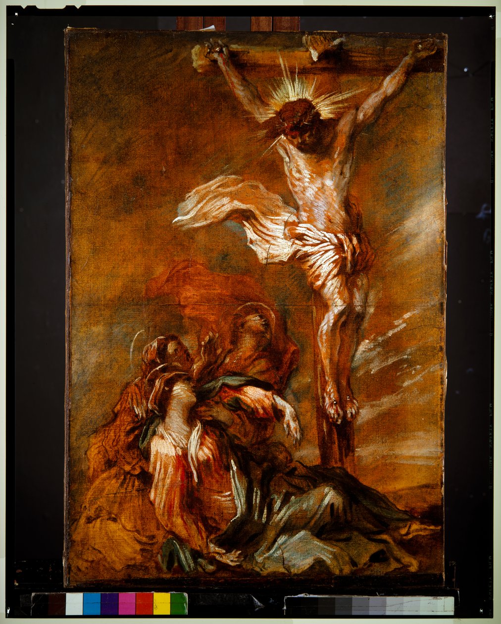 The Crucifixion by Giovanni Benedetto (1609-64) Castiglione