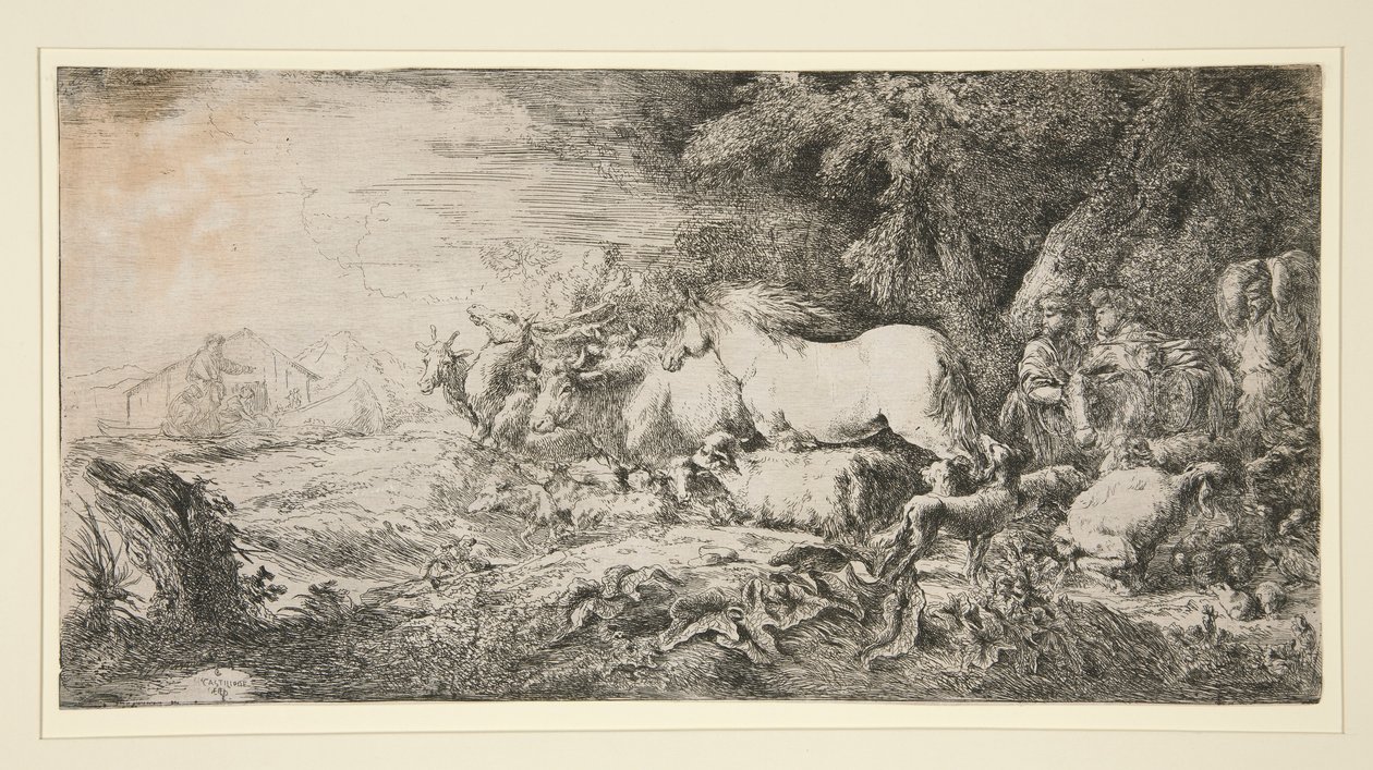 Animals Entering Noah