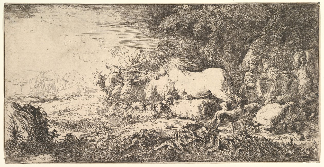 Entry of the Animals into Noah
