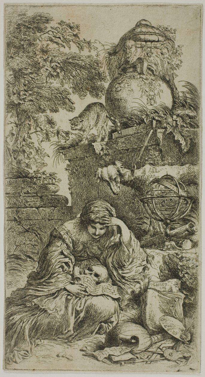 Melancholia by Giovanni Benedetto Castiglione