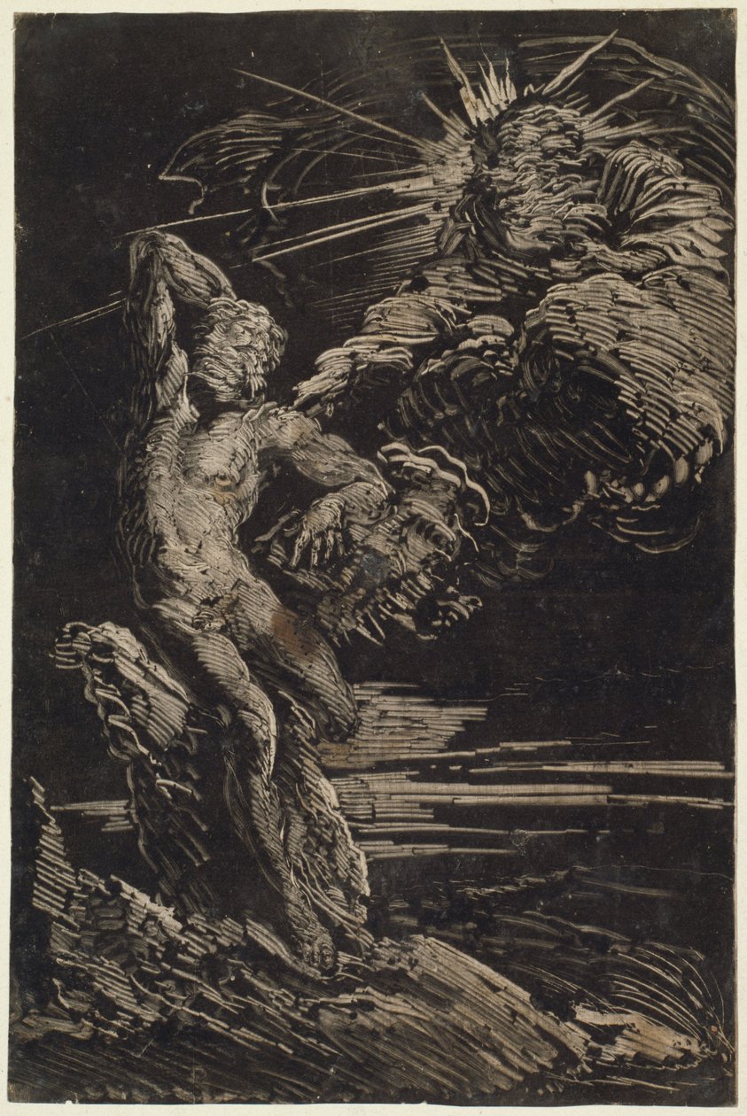The Creation of Adam by Giovanni Benedetto Castiglione