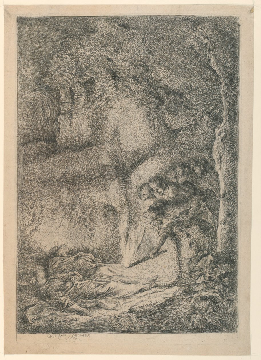 The Finding of the Bodies of St. Peter and St. Paul by Giovanni Benedetto Castiglione