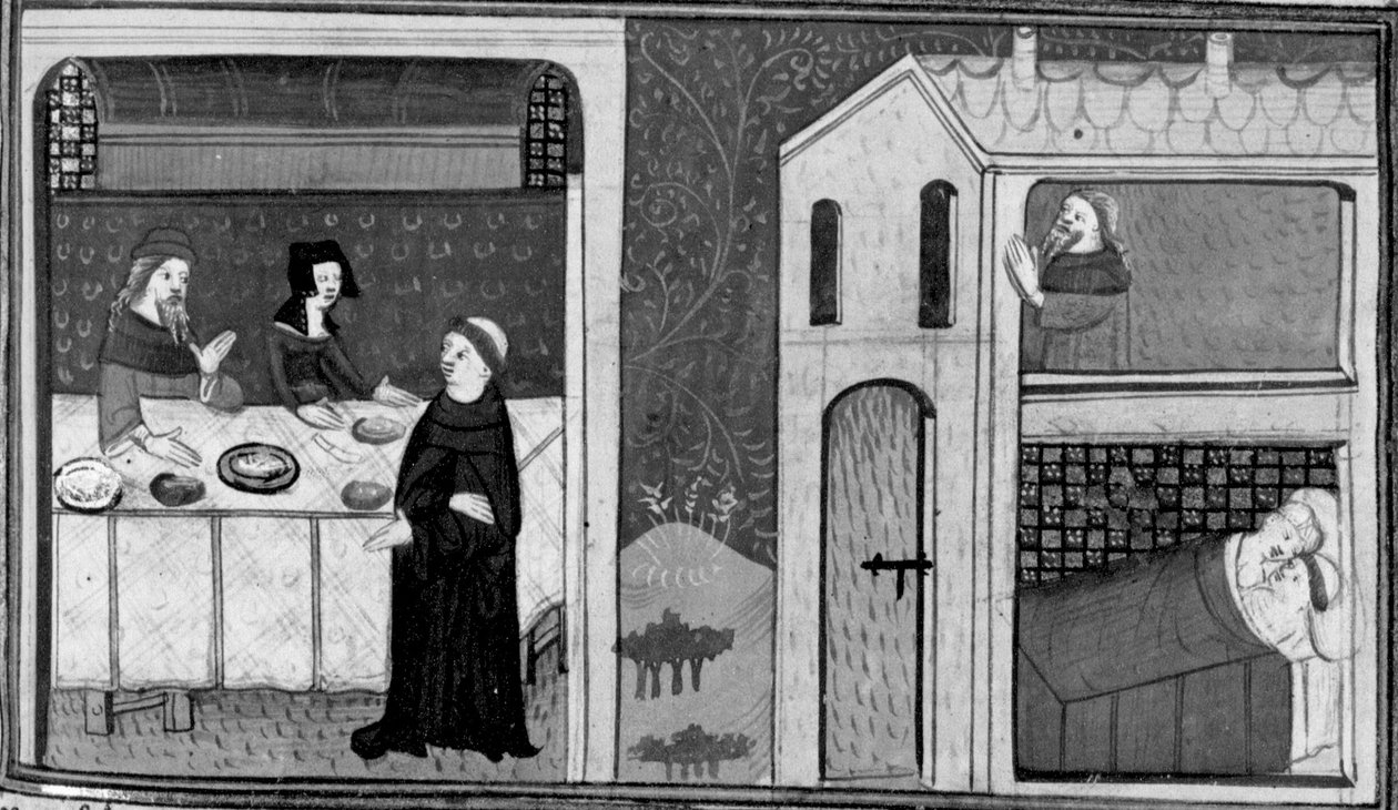 Decameron, Don Felice is invited to Brother Puccio