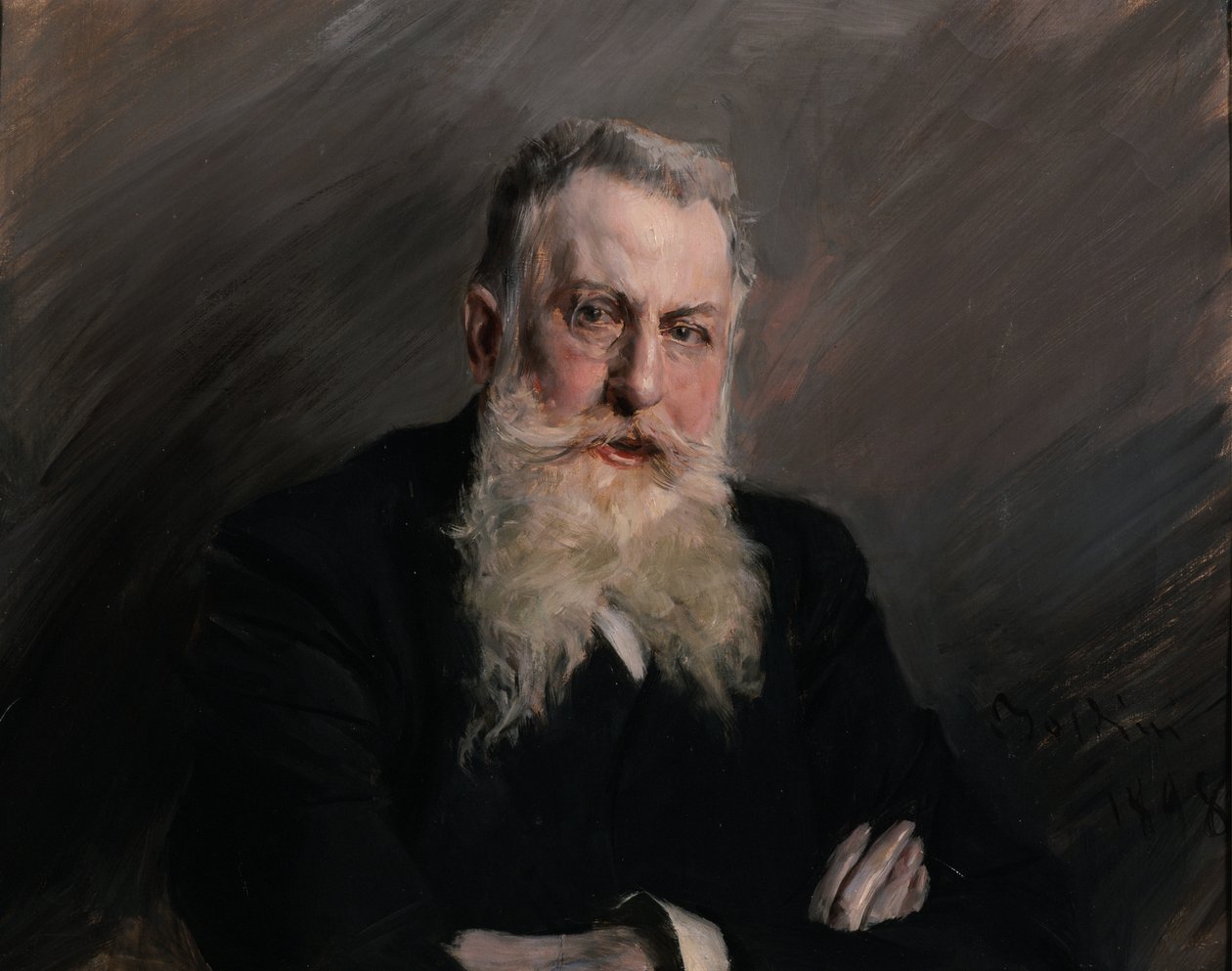 Portrait of Antonio Starabba, Marchese di Rudinì by Giovanni Boldini