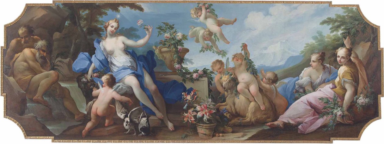 Aurora and Diana, or an Allegory of Spring by Giovanni Camillo Sagrestani