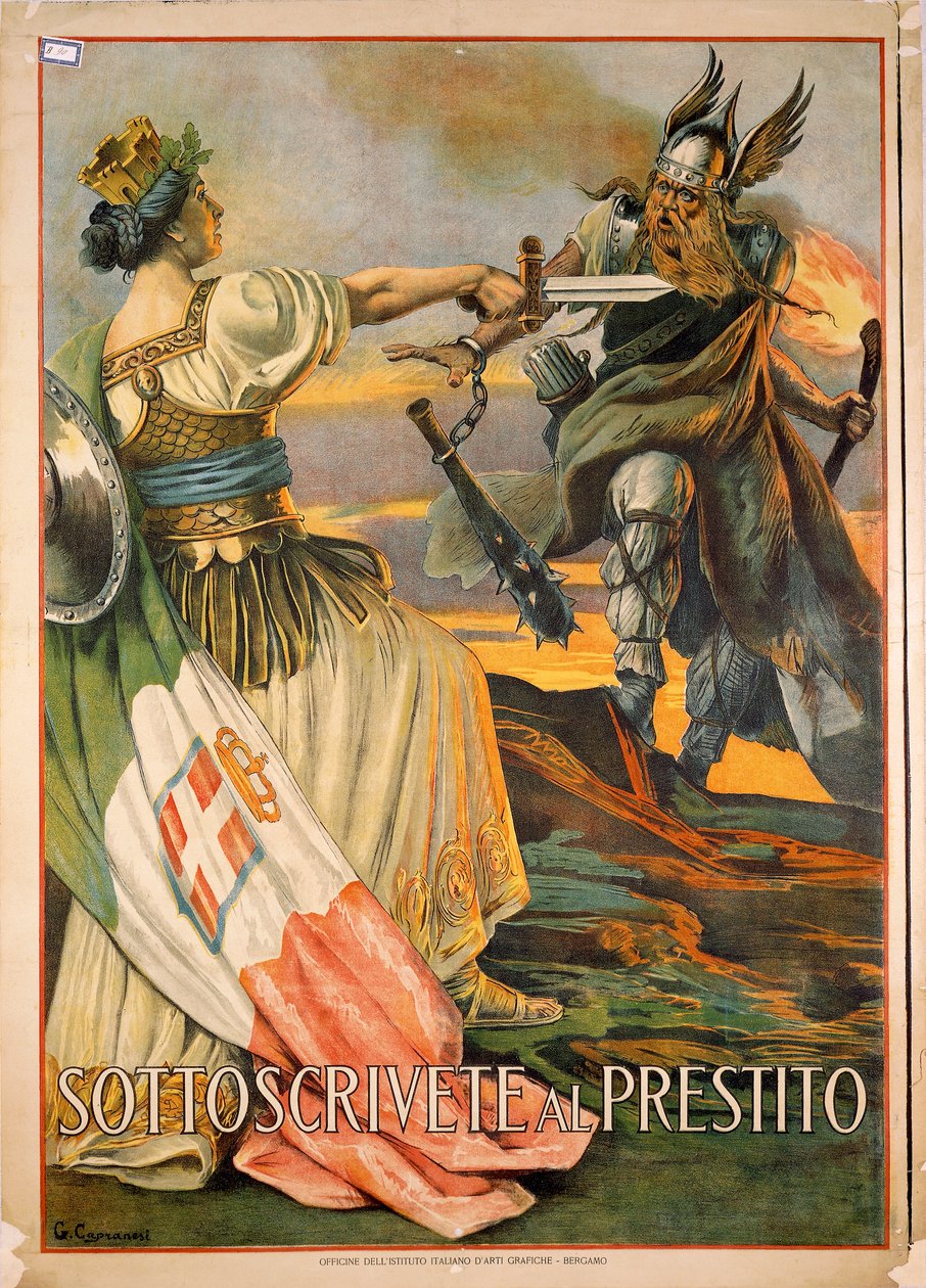 First World War, Subscribe to the Loan by Giovanni Capranesi