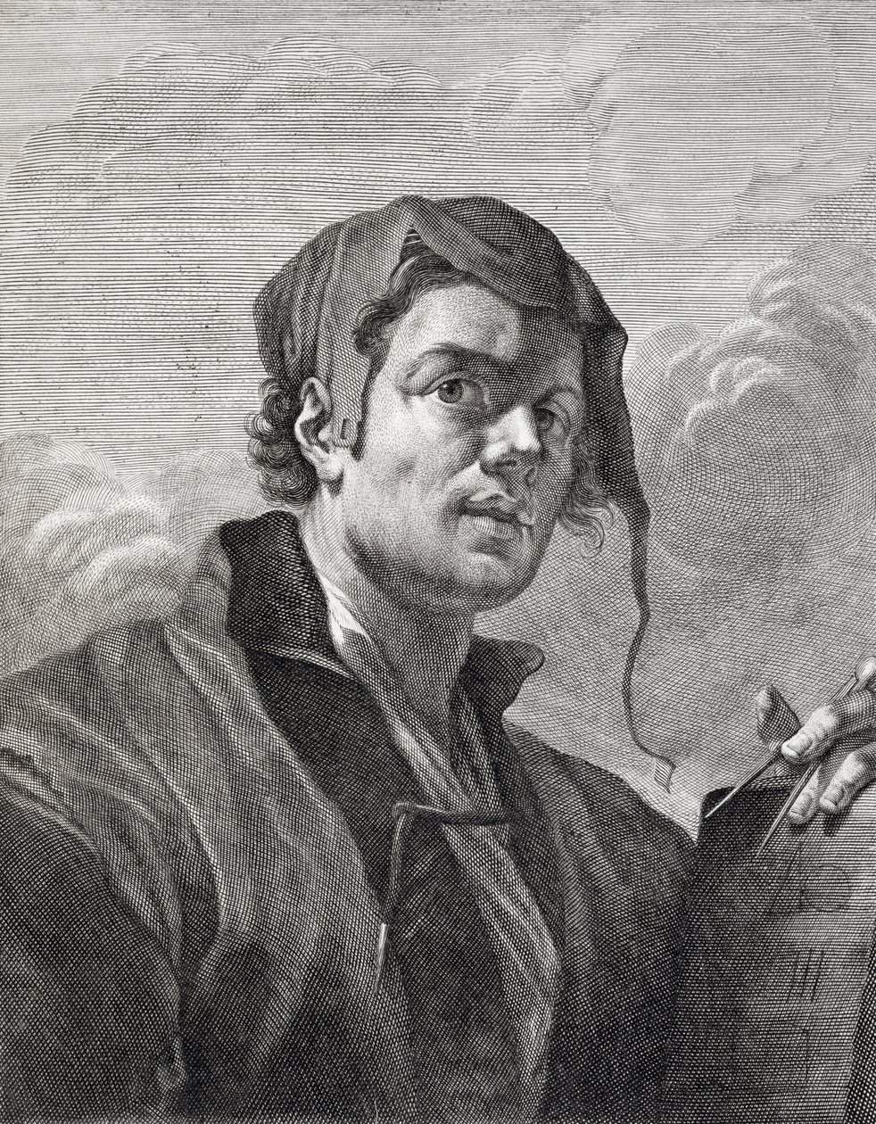 Gerrit van Honthorst, Engraved by Cosimo Mogalli by Giovanni Domenico Ferretti
