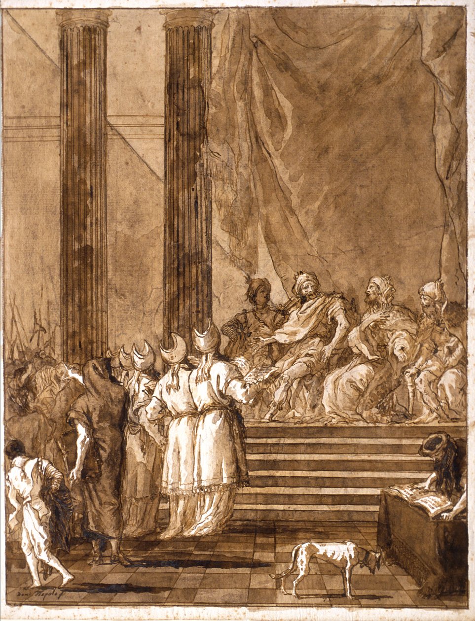 A Disputation between Kings and Priests by Giovanni Domenico Tiepolo