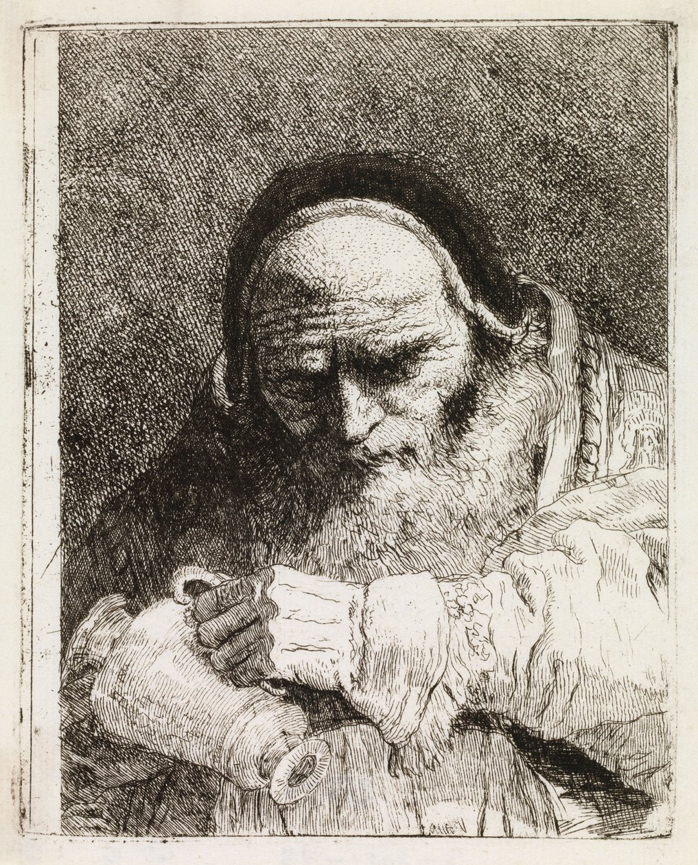 A Pope Holding a Jug by Giovanni Domenico Tiepolo