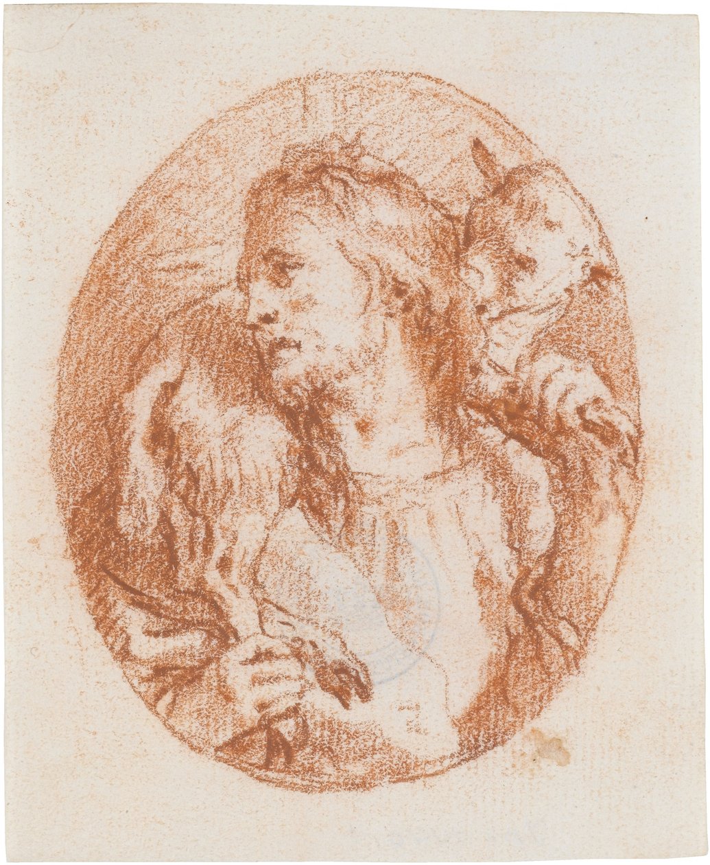 Christ with the Lamb by Giovanni Domenico Tiepolo