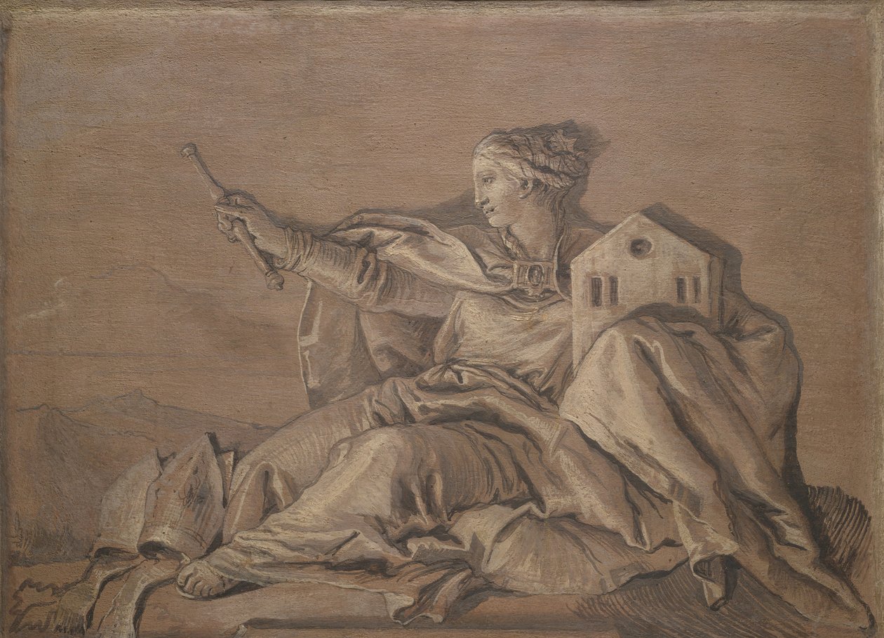 Europe by Giovanni Domenico Tiepolo