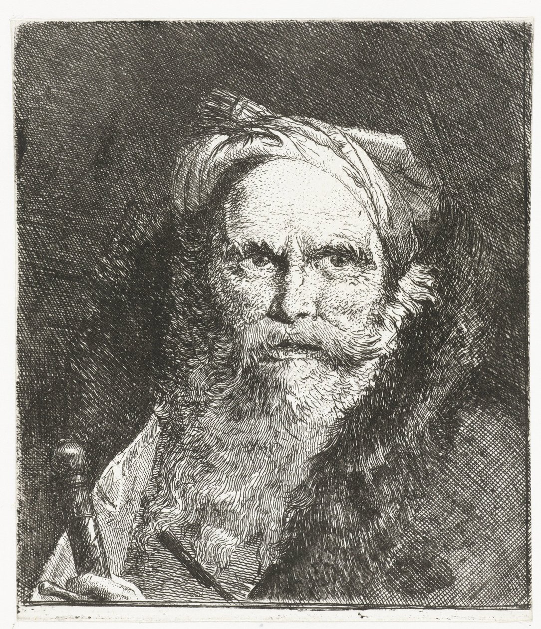 Man with Sword by Giovanni Domenico Tiepolo