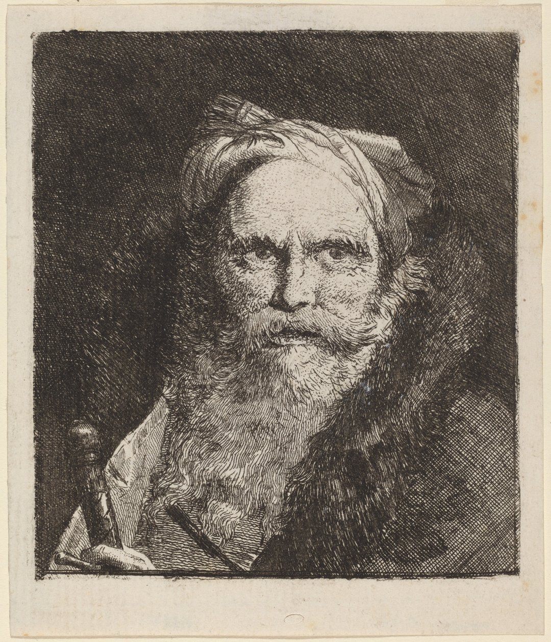 Old Man with a Sword by Giovanni Domenico Tiepolo