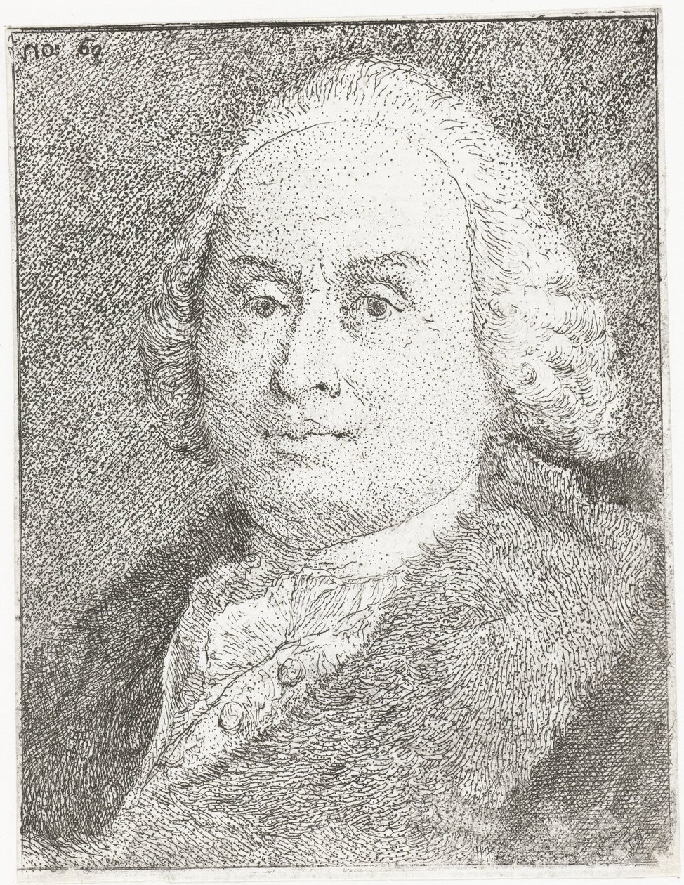 Portrait of Giovanni Battista Tiepolo by Giovanni Domenico Tiepolo