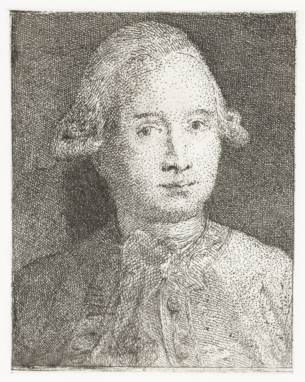 Portrait of Giovanni Domenico Tiepolo by Giovanni Domenico Tiepolo