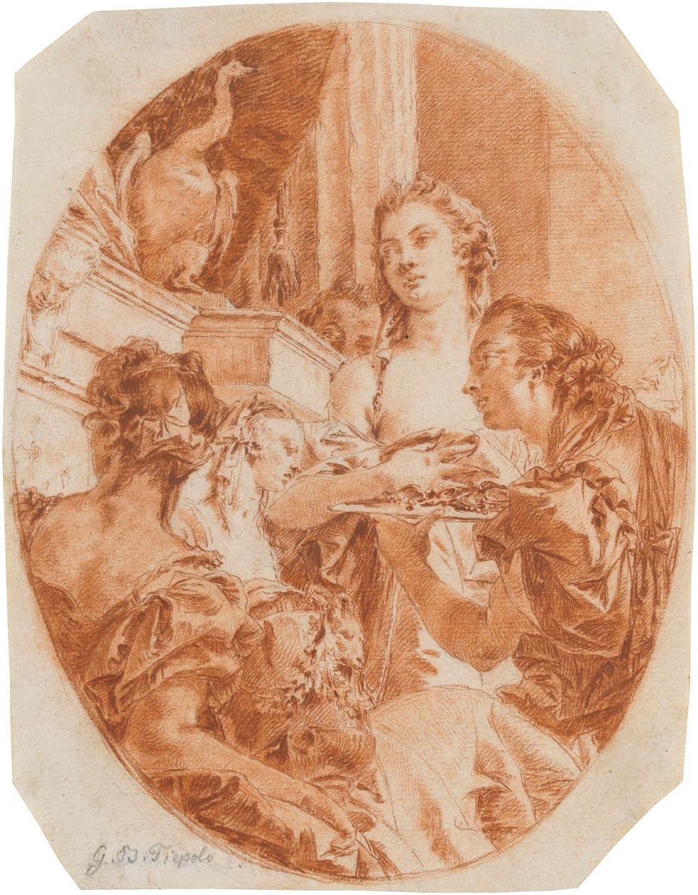 Tarquinius and Lucretia by Giovanni Domenico Tiepolo