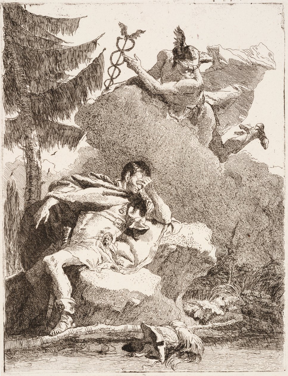 The Dream of Aeneas by Giovanni Domenico Tiepolo